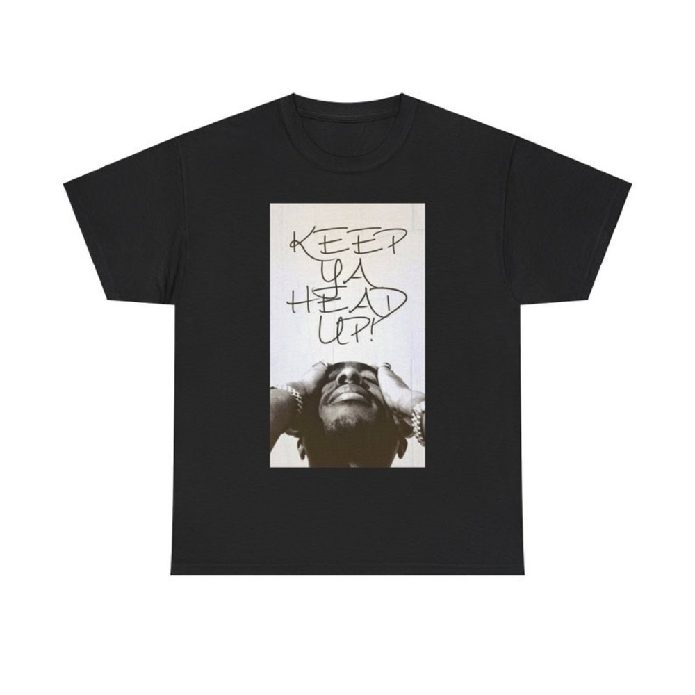90s 2Pac Tupac Shakur TShirt Tupac Keep Ya Head Up Head